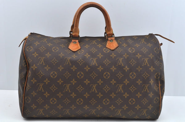 Authentic Louis Vuitton Monogram Speedy 40 Hand Boston Bag Old Model LV L0774