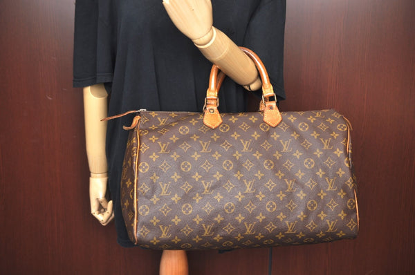 Authentic Louis Vuitton Monogram Speedy 40 Hand Boston Bag Old Model LV L0774