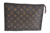 Authentic Louis Vuitton Monogram Poche Toilette 26 M47542 Cosmetics Pouch L0777