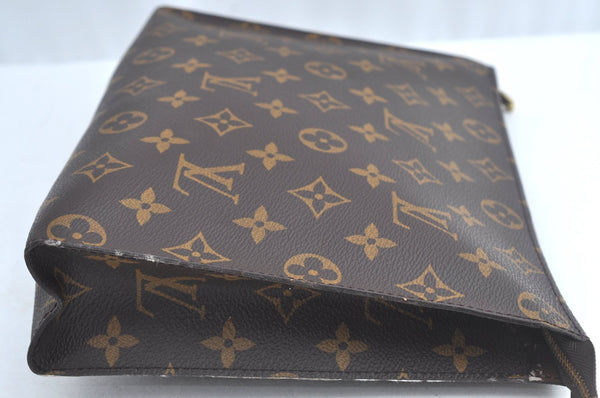 Authentic Louis Vuitton Monogram Poche Toilette 26 M47542 Cosmetics Pouch L0777