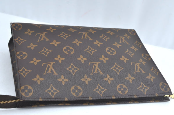 Authentic Louis Vuitton Monogram Poche Toilette 26 M47542 Cosmetics Pouch L0777