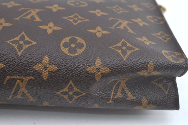 Authentic Louis Vuitton Monogram Poche Toilette 26 M47542 Cosmetics Pouch L0777