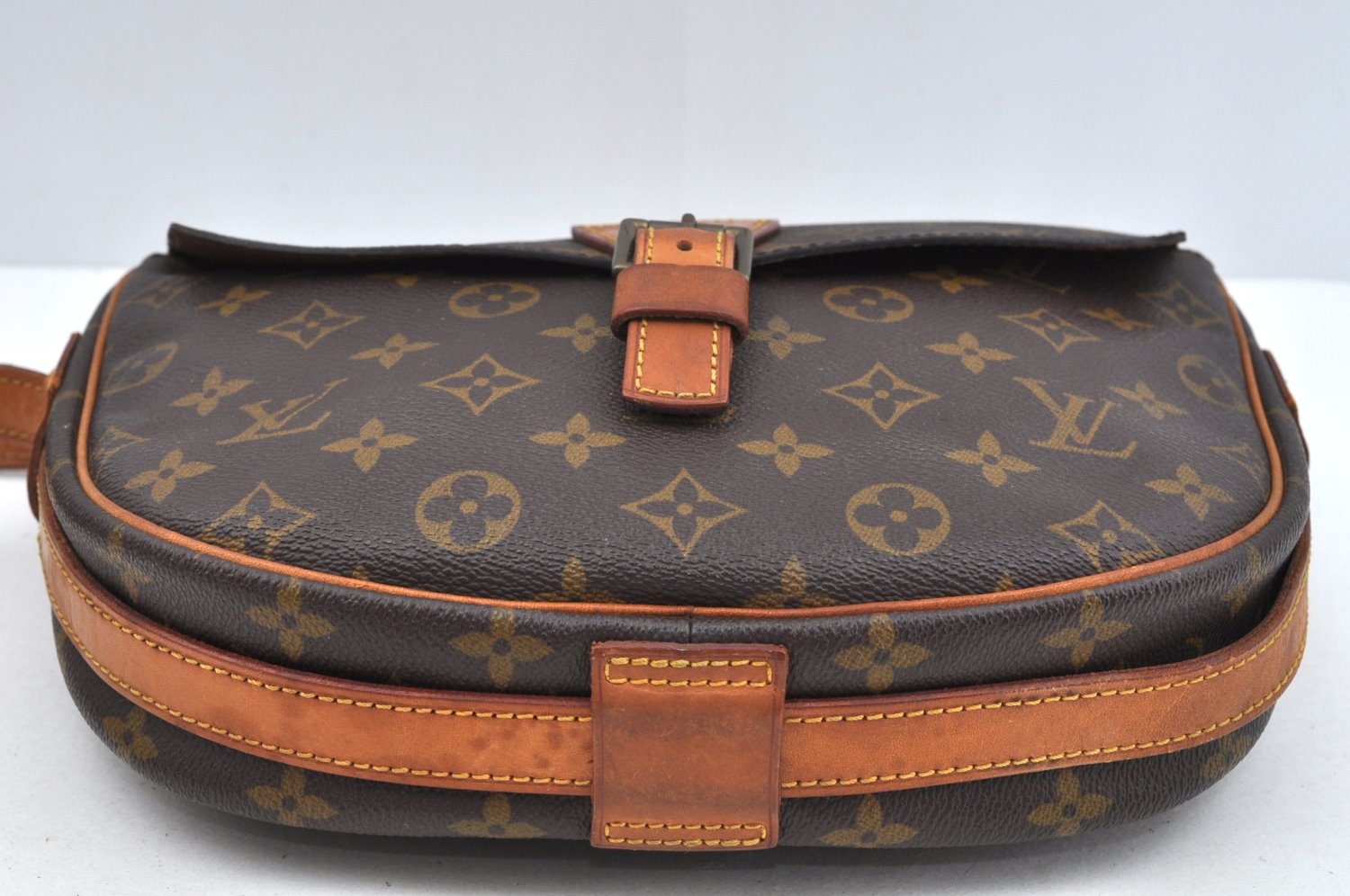 Authentic Louis Vuitton Monogram Jeune Fille GM M51225 Shoulder Cross Bag L0794