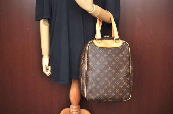 Authentic Louis Vuitton Monogram Excursion Hand Bag M41450 LV L0811