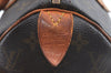 Authentic Louis Vuitton Monogram Speedy 25 Boston Hand Bag M41528 LV L0831