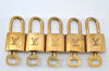 Authentic Louis Vuitton Padlock & Keys 10Set LV L1514