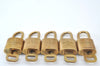 Authentic Louis Vuitton Padlock & Keys 10Set LV L1514