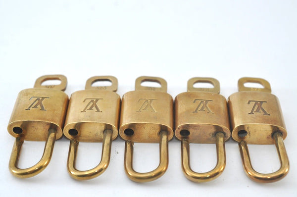 Authentic Louis Vuitton Padlock & Keys 10Set LV L1514