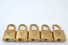 Authentic Louis Vuitton Padlock & Keys 10Set LV L1514