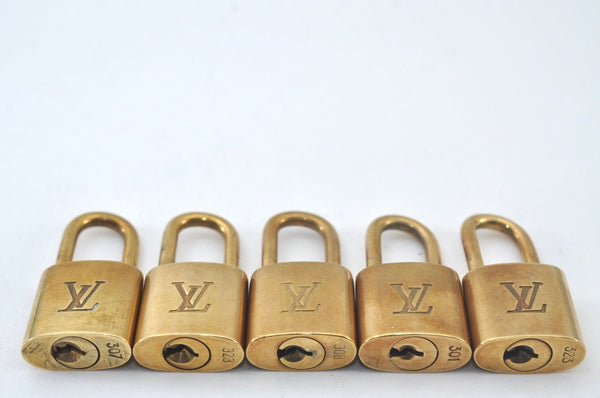 Authentic Louis Vuitton Padlock & Keys 10Set LV L1514