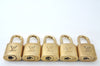 Authentic Louis Vuitton Padlock & Keys 10Set LV L1515