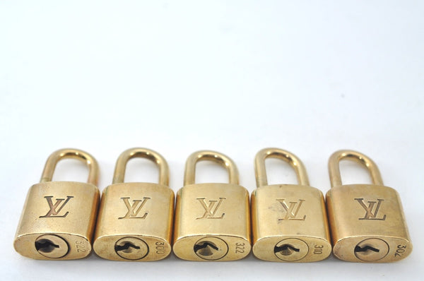 Authentic Louis Vuitton Padlock & Keys 10Set LV L1515