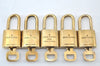 Authentic Louis Vuitton Padlock & Keys 10Set LV L1515