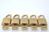 Authentic Louis Vuitton Padlock & Keys 10Set LV L1515