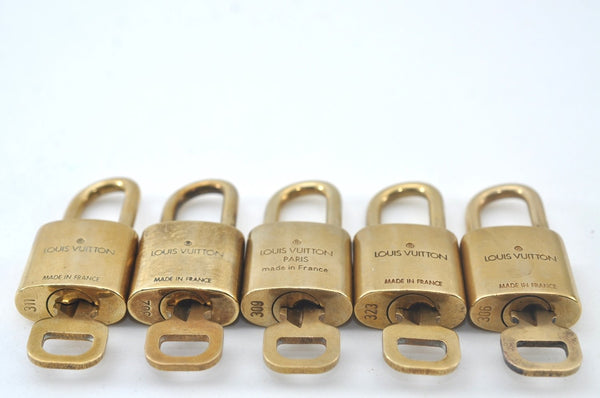 Authentic Louis Vuitton Padlock & Keys 10Set LV L1515