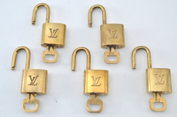 Authentic Louis Vuitton Padlock & Keys 10Set LV L1516