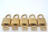 Authentic Louis Vuitton Padlock & Keys 10Set LV L1516