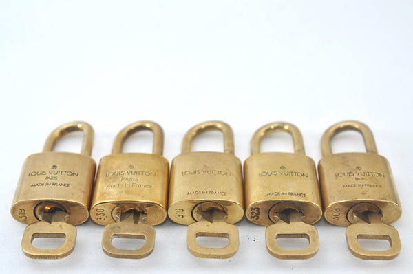 Authentic Louis Vuitton Padlock & Keys 10Set LV L1516