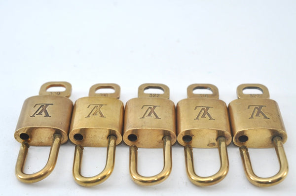 Authentic Louis Vuitton Padlock & Keys 10Set LV L1516