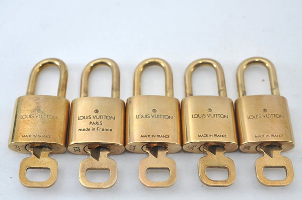 Authentic Louis Vuitton Padlock & Keys 10Set LV L1605