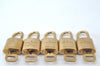 Authentic Louis Vuitton Padlock & Keys 10Set LV L1605