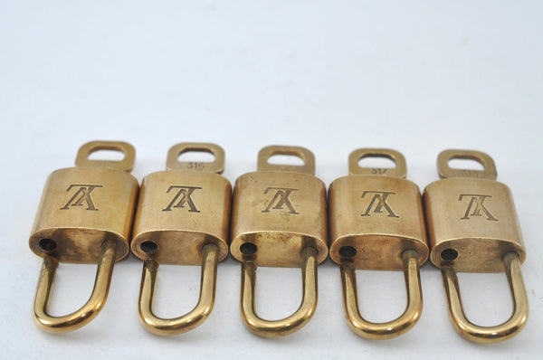 Authentic Louis Vuitton Padlock & Keys 10Set LV L1605