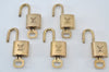 Authentic Louis Vuitton Padlock & Keys 10Set LV L1606