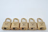 Authentic Louis Vuitton Padlock & Keys 10Set LV L1606