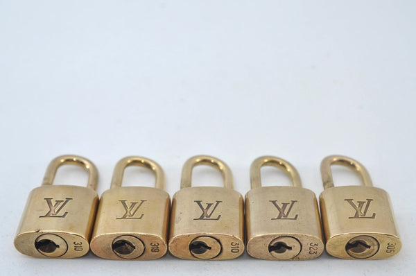 Authentic Louis Vuitton Padlock & Keys 10Set LV L1606