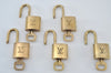 Authentic Louis Vuitton Padlock & Keys 10Set LV L1606