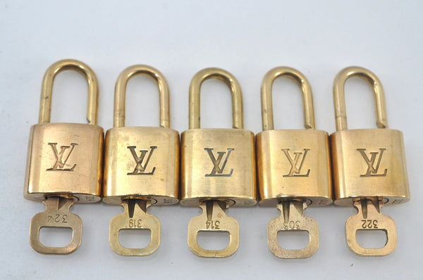 Authentic Louis Vuitton Padlock & Keys 10Set LV L1606