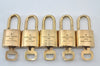 Authentic Louis Vuitton Padlock & Keys 10Set LV L1606