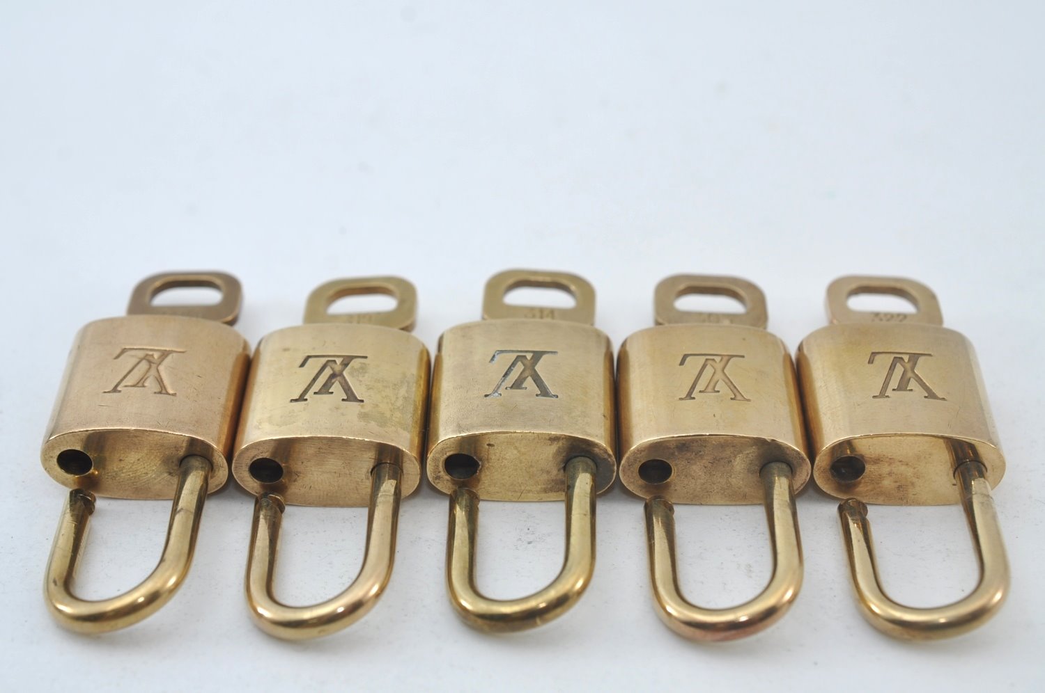 Authentic Louis Vuitton Padlock & Keys 10Set LV L1606