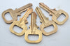 Authentic Louis Vuitton Padlock & Keys 10Set LV L1606