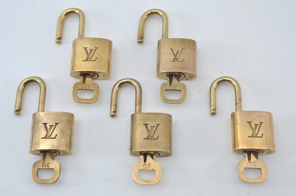 Authentic Louis Vuitton Padlock & Keys 10Set LV L1607