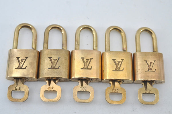 Authentic Louis Vuitton Padlock & Keys 10Set LV L1607