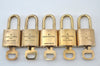 Authentic Louis Vuitton Padlock & Keys 10Set LV L1607