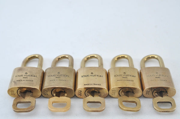 Authentic Louis Vuitton Padlock & Keys 10Set LV L1607