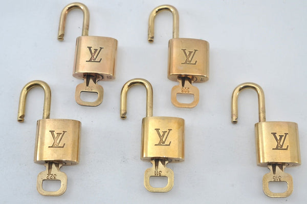 Authentic Louis Vuitton Padlock & Keys 10Set LV L1607