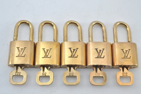 Authentic Louis Vuitton Padlock & Keys 10Set LV L1607