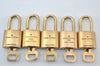 Authentic Louis Vuitton Padlock & Keys 10Set LV L1607