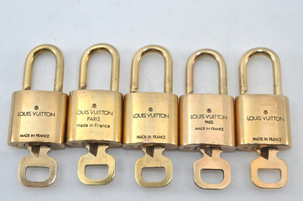 Authentic Louis Vuitton Padlock & Keys 10Set LV L1607