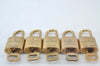 Authentic Louis Vuitton Padlock & Keys 10Set LV L1607