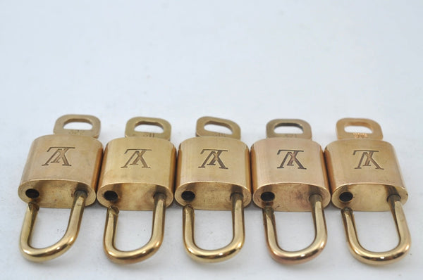 Authentic Louis Vuitton Padlock & Keys 10Set LV L1607