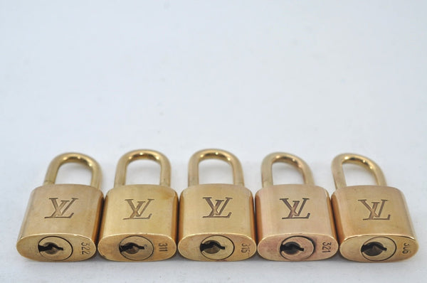 Authentic Louis Vuitton Padlock & Keys 10Set LV L1607