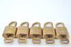 Authentic Louis Vuitton Padlock & Keys 10Set LV L1608