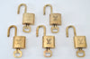 Authentic Louis Vuitton Padlock & Keys 10Set LV L1608