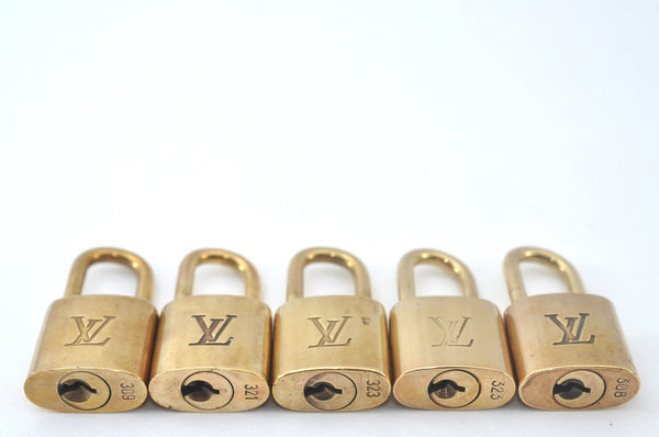 Authentic Louis Vuitton Padlock & Keys 10Set LV L1608