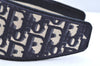 Authentic Christian Dior Trotter Hair accessory Head band Canvas Navy Blue L1770