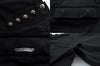 Authentic CHROME HEARTS Pants Cotton USA 36inches Black L2094